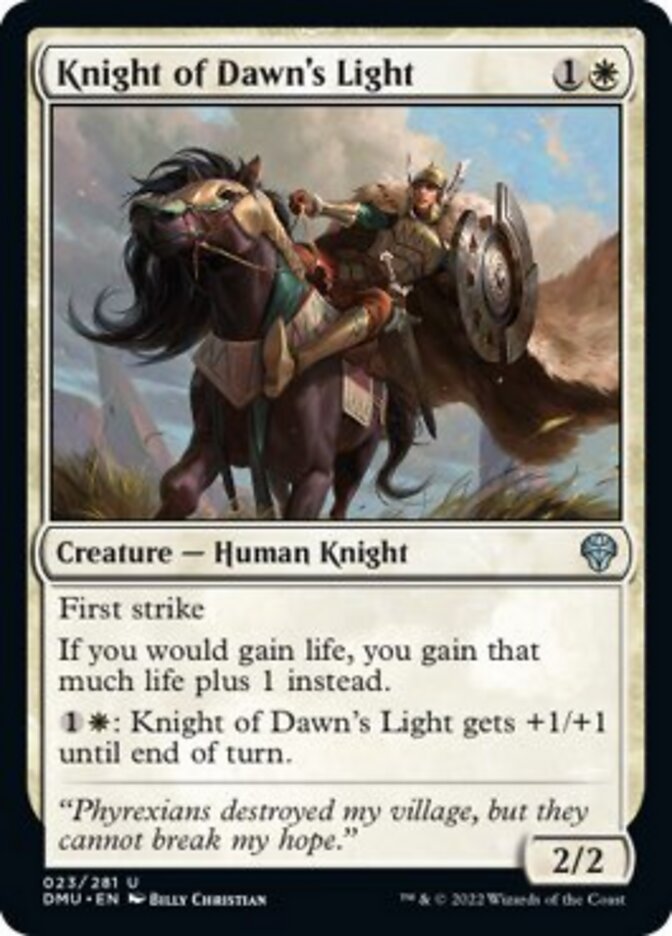 Knight of Dawn's Light [Dominaria United] | Card Citadel