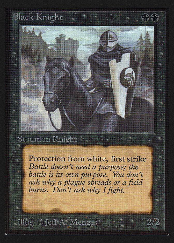 Black Knight (IE) [Intl. Collectors’ Edition] | Card Citadel