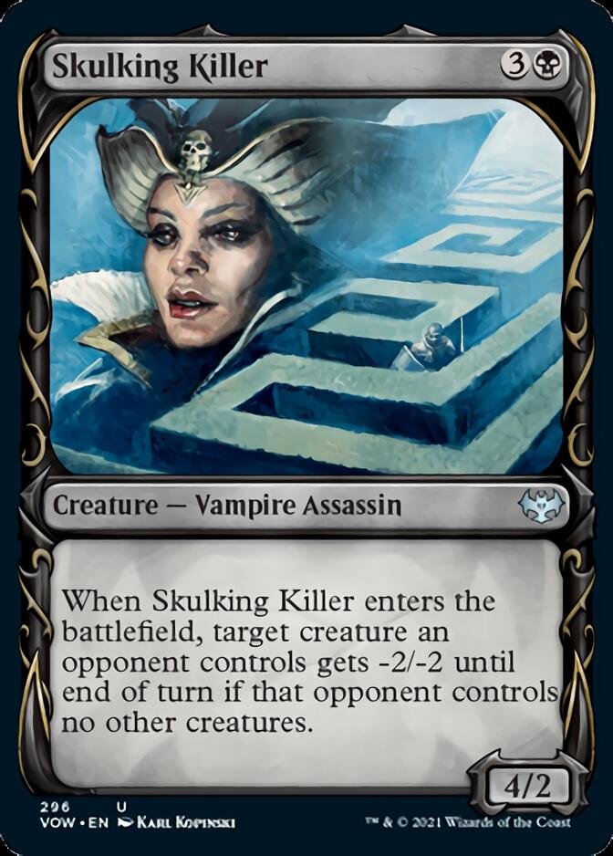 Skulking Killer (Showcase Fang Frame) [Innistrad: Crimson Vow] | Card Citadel