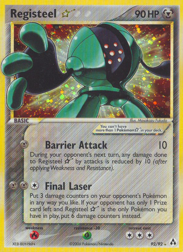 Registeel Star (92/92) [EX: Legend Maker] | Card Citadel