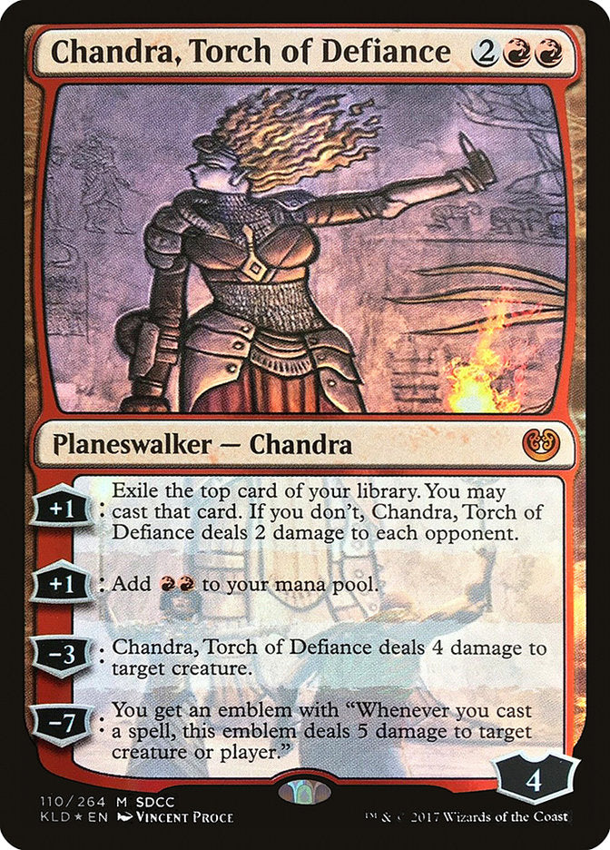 Chandra, Torch of Defiance [San Diego Comic-Con 2017] | Card Citadel