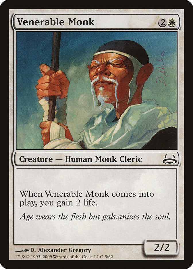 Venerable Monk [Duel Decks: Divine vs. Demonic] | Card Citadel