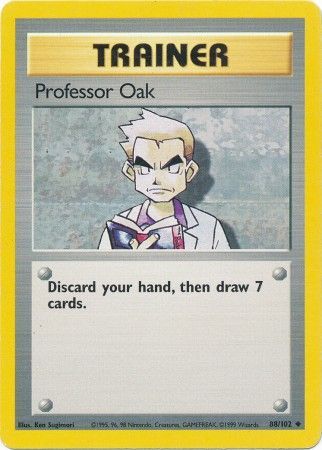 Professor Oak (88/102) [Base Set Unlimited] | Card Citadel