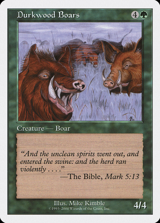 Durkwood Boars [Starter 2000] | Card Citadel