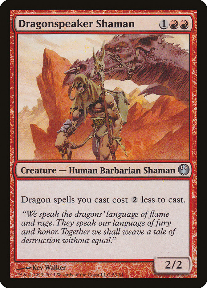 Dragonspeaker Shaman [Duel Decks: Knights vs. Dragons] | Card Citadel