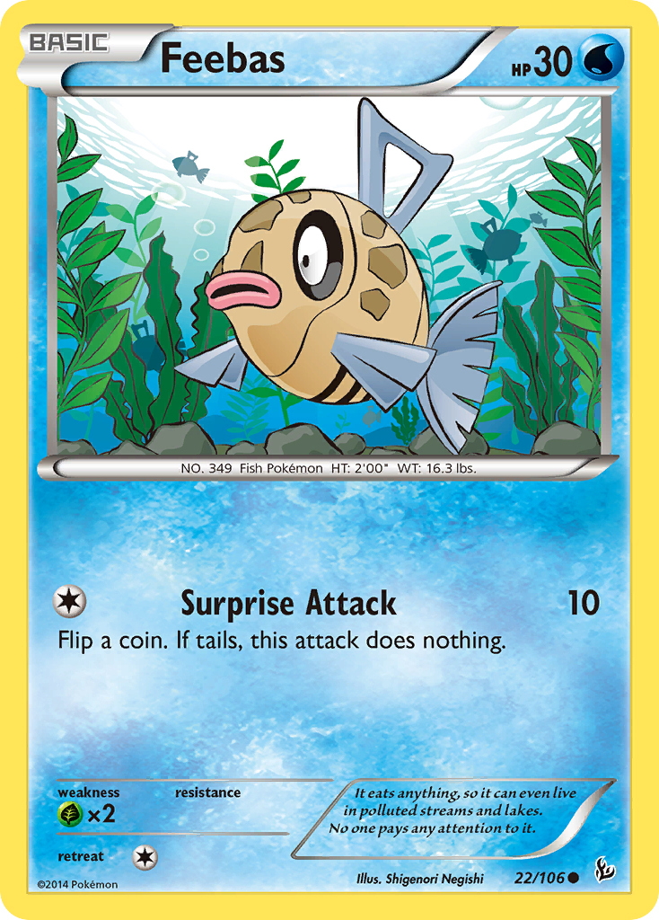 Feebas (22/106) [XY: Flashfire] | Card Citadel