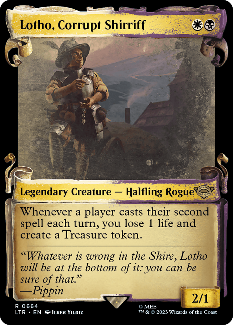 Lotho, Corrupt Shirriff [The Lord of the Rings: Tales of Middle-Earth Showcase Scrolls] | Card Citadel