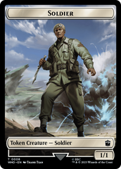 Soldier // Food (0025) Double-Sided Token [Doctor Who Tokens] | Card Citadel