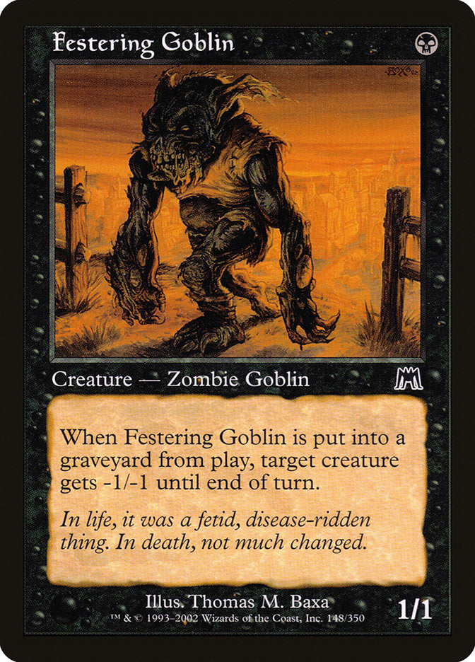 Festering Goblin [Onslaught] | Card Citadel