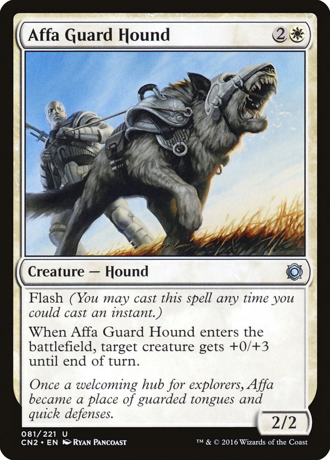 Affa Guard Hound [Conspiracy: Take the Crown] | Card Citadel
