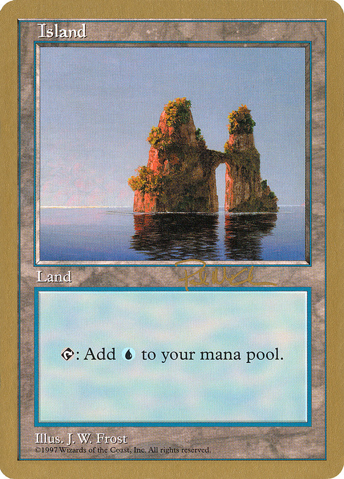 Island (pm436) (Paul McCabe) [World Championship Decks 1997] | Card Citadel