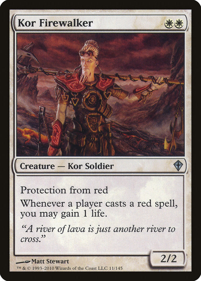 Kor Firewalker [Worldwake] | Card Citadel