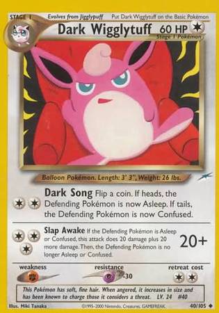 Dark Wigglytuff (40/105) [Neo Destiny Unlimited] | Card Citadel