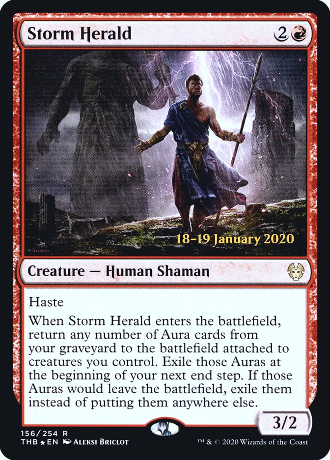 Storm Herald [Theros Beyond Death Prerelease Promos] | Card Citadel