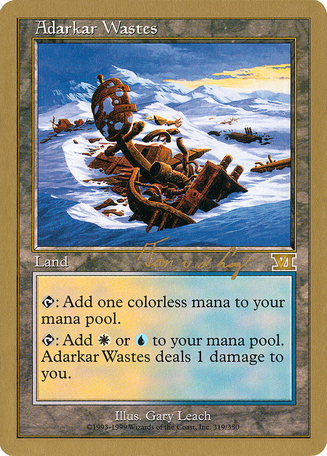 Adarkar Wastes (Tom van de Logt) [World Championship Decks 2000] | Card Citadel