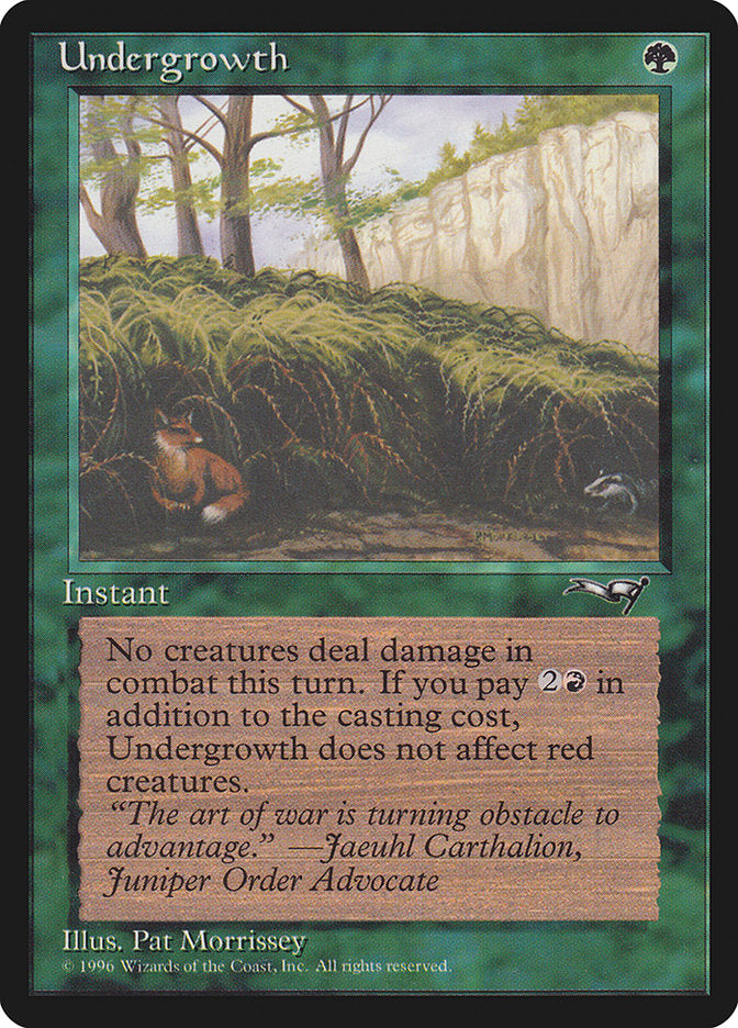 Undergrowth (Fox Art) [Alliances] | Card Citadel