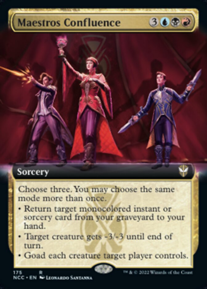 Maestros Confluence (Extended Art) [Streets of New Capenna Commander] | Card Citadel