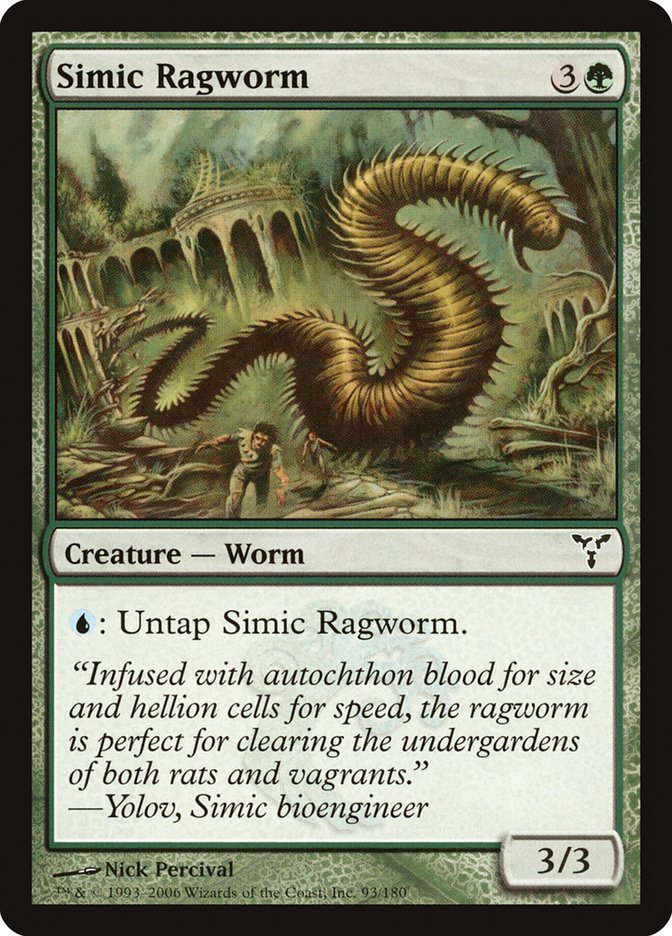 Simic Ragworm [Dissension] | Card Citadel