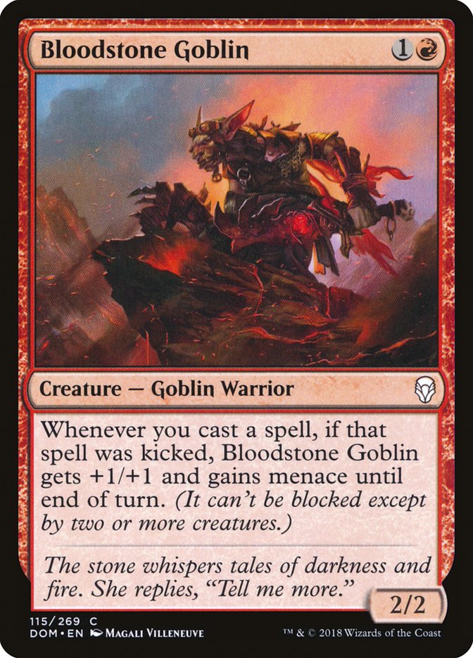 Bloodstone Goblin [Dominaria] | Card Citadel