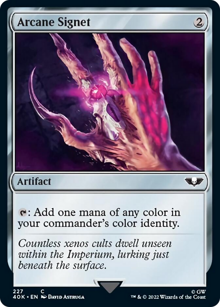 Arcane Signet (227) [Universes Beyond: Warhammer 40,000] | Card Citadel