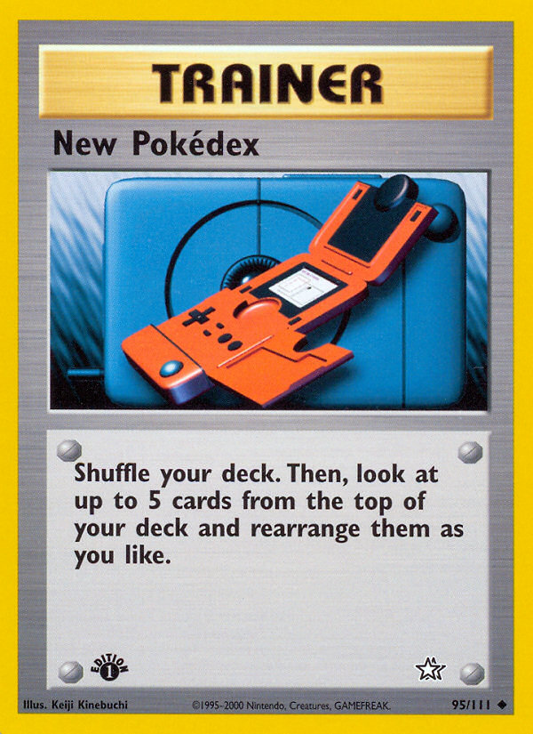 New Pokedex (95/111) [Neo Genesis 1st Edition] | Card Citadel