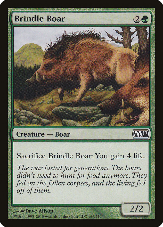 Brindle Boar [Magic 2011] | Card Citadel