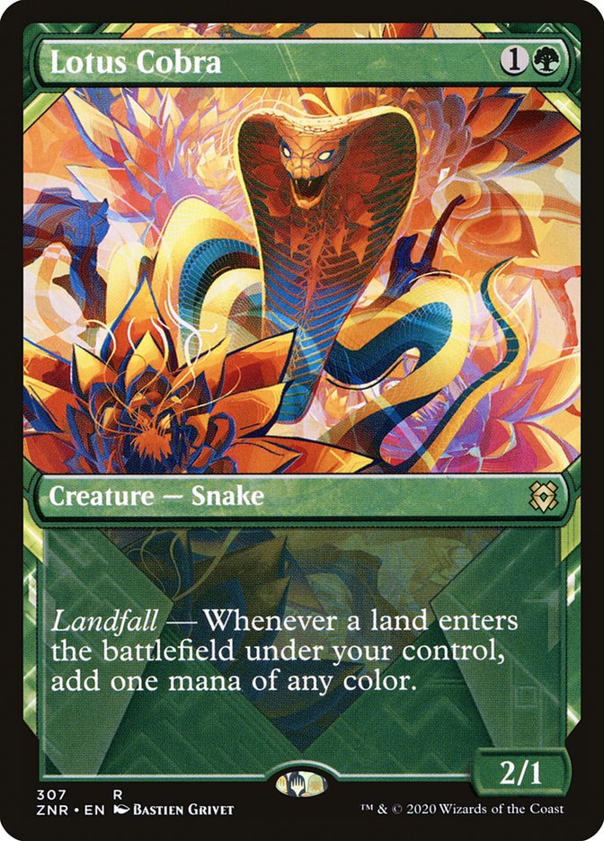 Lotus Cobra (Showcase) [Zendikar Rising] | Card Citadel