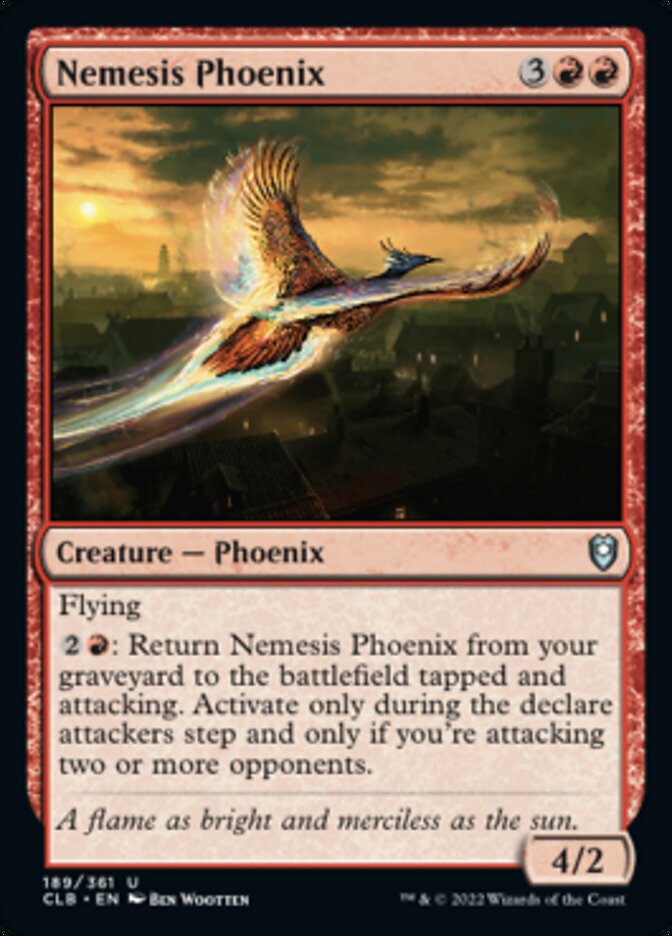 Nemesis Phoenix [Commander Legends: Battle for Baldur's Gate] | Card Citadel