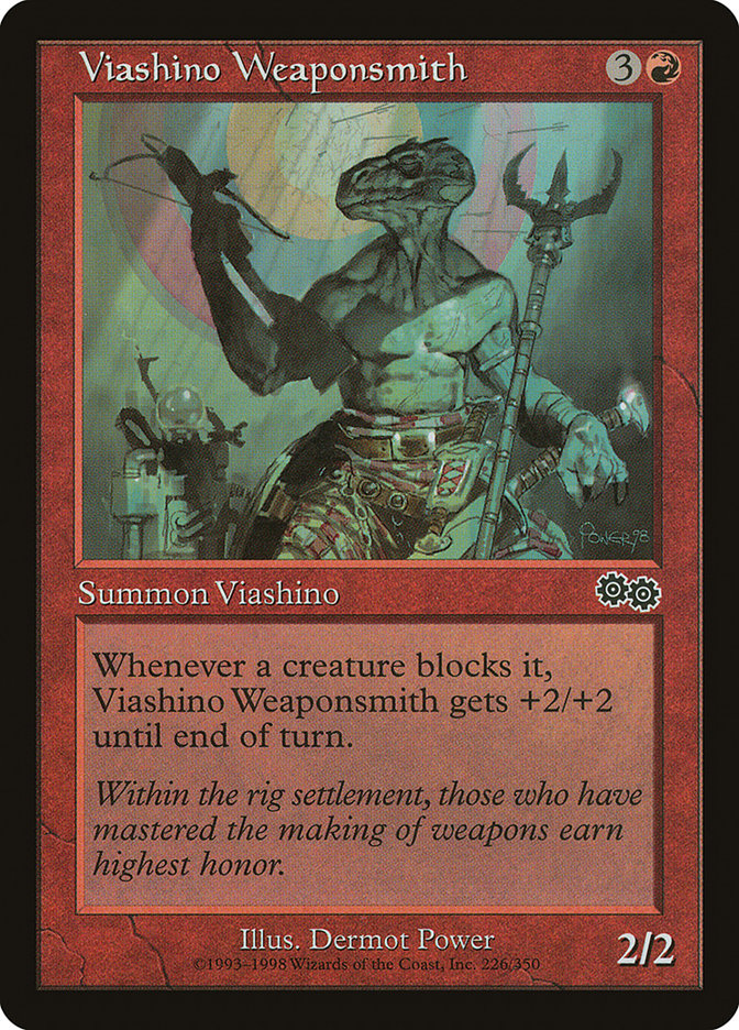 Viashino Weaponsmith [Urza's Saga] | Card Citadel