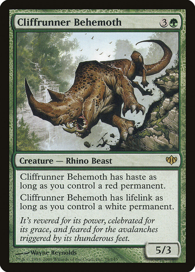 Cliffrunner Behemoth [Conflux] | Card Citadel