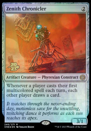 Zenith Chronicler [Phyrexia: All Will Be One Prerelease Promos] | Card Citadel