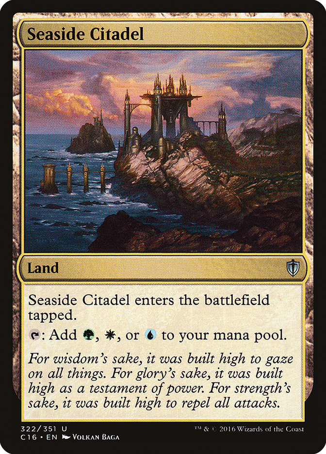 Seaside Citadel [Commander 2016] | Card Citadel