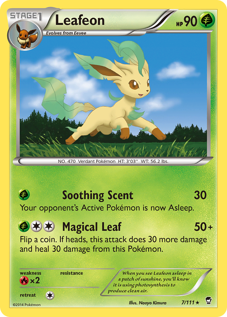 Leafeon (7/111) [XY: Furious Fists] | Card Citadel