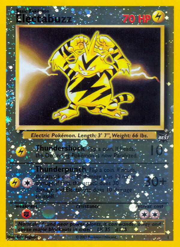 Electabuzz (1) [Best of Promos] | Card Citadel