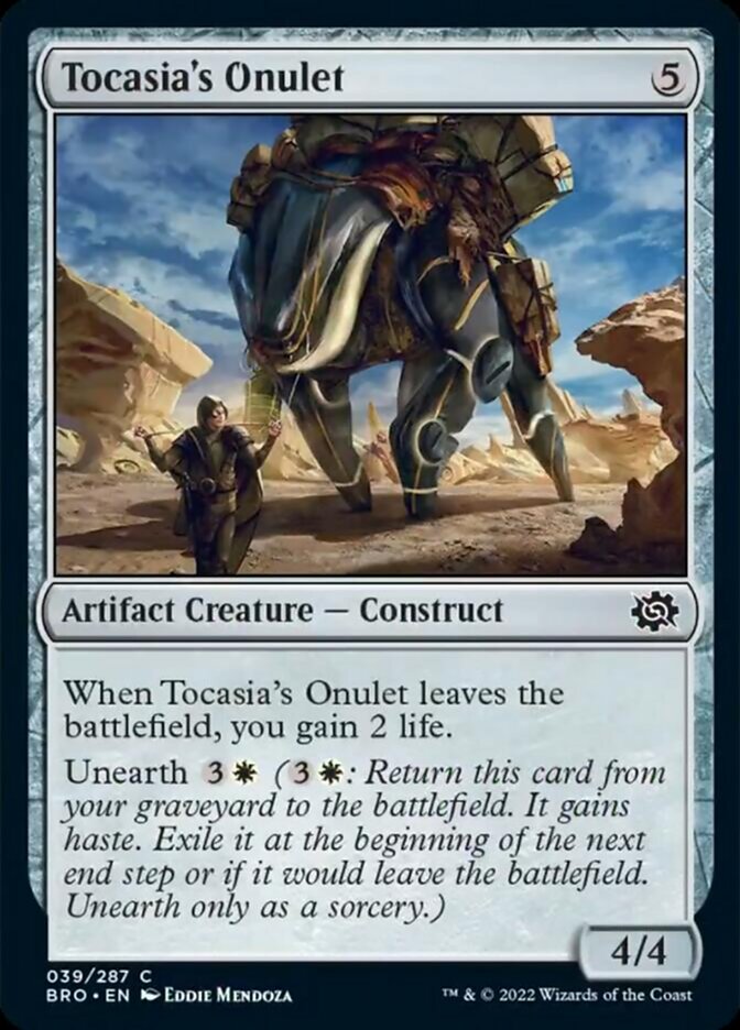 Tocasia's Onulet [The Brothers' War] | Card Citadel