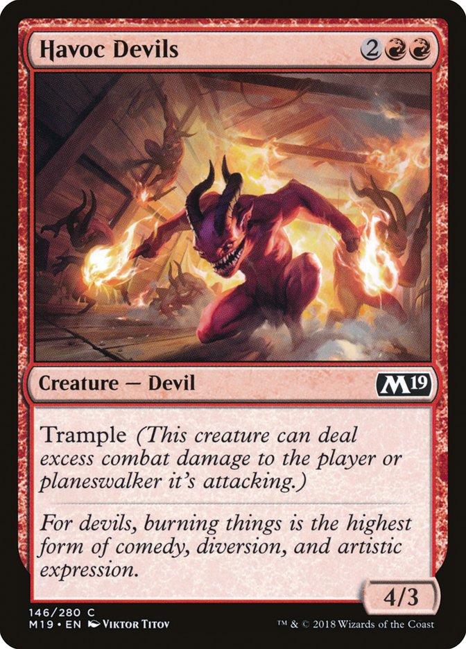 Havoc Devils [Core Set 2019] | Card Citadel