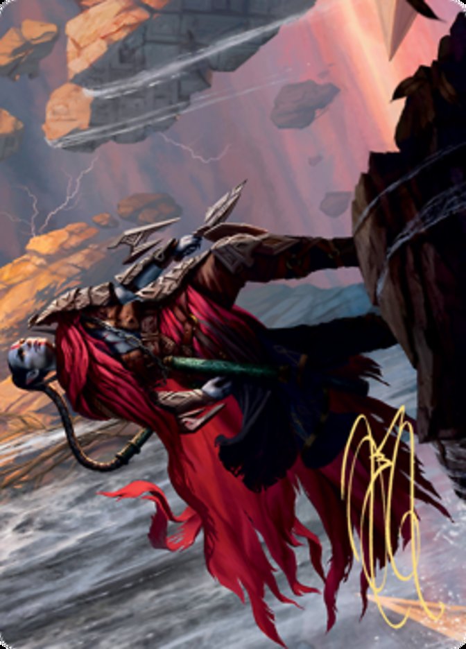 Anowon, the Ruin Thief Art Card (Gold-Stamped Signature) [Zendikar Rising Art Series] | Card Citadel