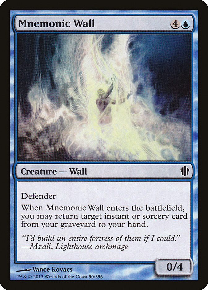 Mnemonic Wall [Commander 2013] | Card Citadel