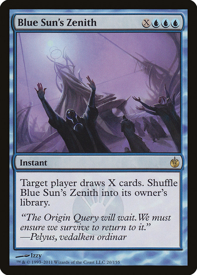 Blue Sun's Zenith [Mirrodin Besieged] | Card Citadel