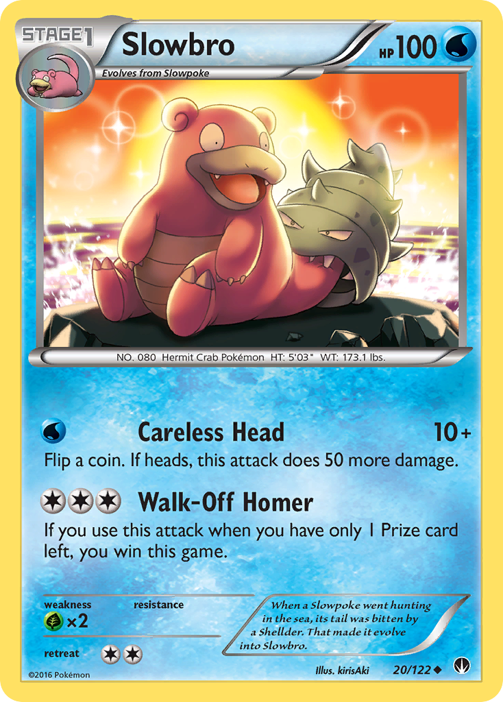 Slowbro (20/122) [XY: BREAKpoint] | Card Citadel