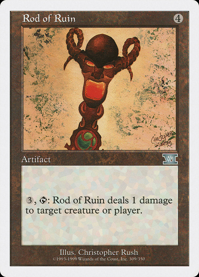 Rod of Ruin [Classic Sixth Edition] | Card Citadel