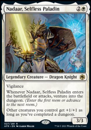 Nadaar, Selfless Paladin (Promo Pack) [Dungeons & Dragons: Adventures in the Forgotten Realms Promos] | Card Citadel