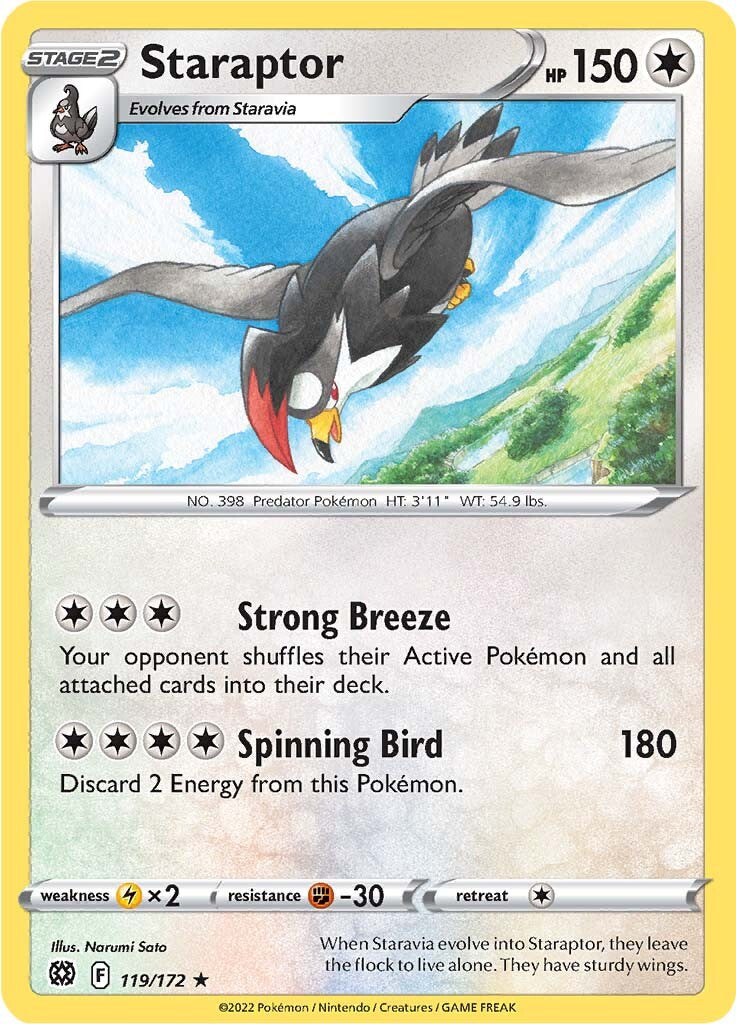 Staraptor (119/172) [Sword & Shield: Brilliant Stars] | Card Citadel