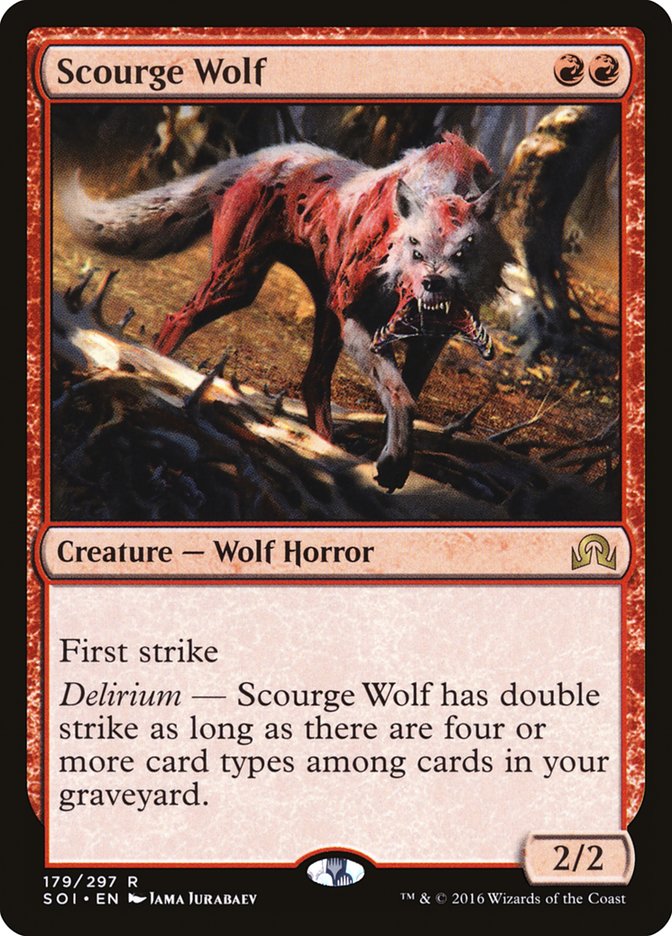 Scourge Wolf [Shadows over Innistrad] | Card Citadel