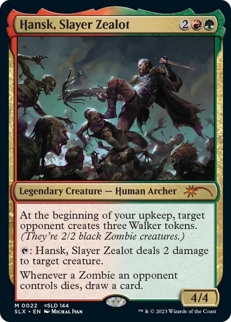 Hansk, Slayer Zealot [Secret Lair: Universes Within] | Card Citadel