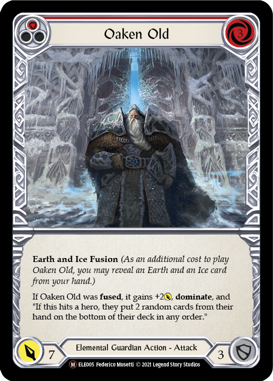 Oaken Old [U-ELE005] Unlimited Rainbow Foil | Card Citadel