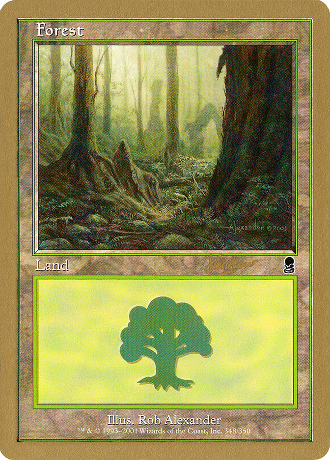 Forest (shh348) (Sim Han How) [World Championship Decks 2002] | Card Citadel