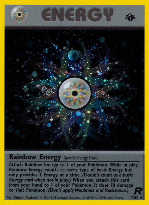 Rainbow Energy (17/82) [Team Rocket 1st Edition] | Card Citadel