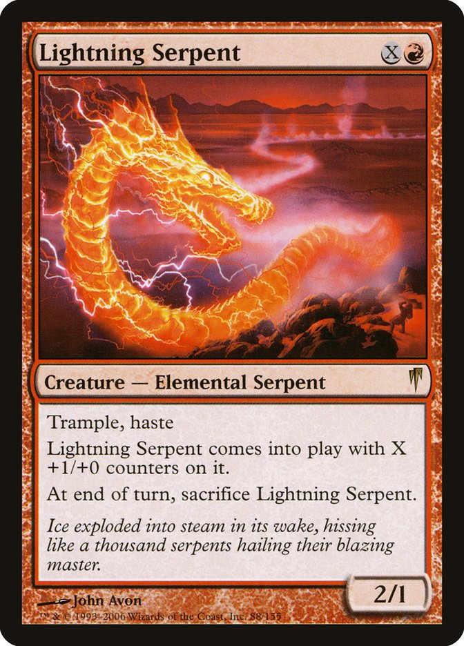 Lightning Serpent [Coldsnap] | Card Citadel