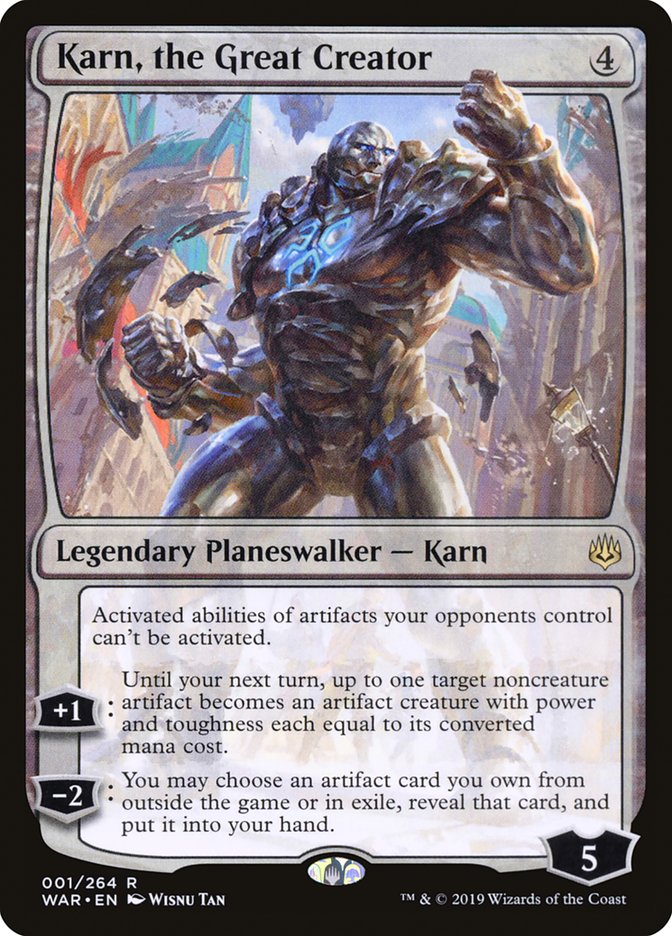 Karn, the Great Creator [War of the Spark] | Card Citadel